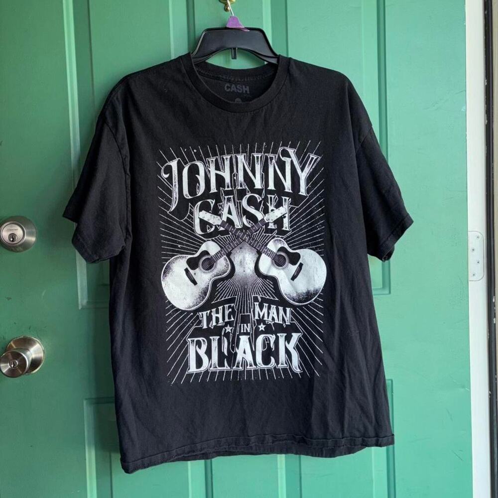 Johnny cash black tee size XL Great condition